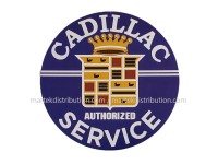 Enseigne Cadillac Ronde 12" Service